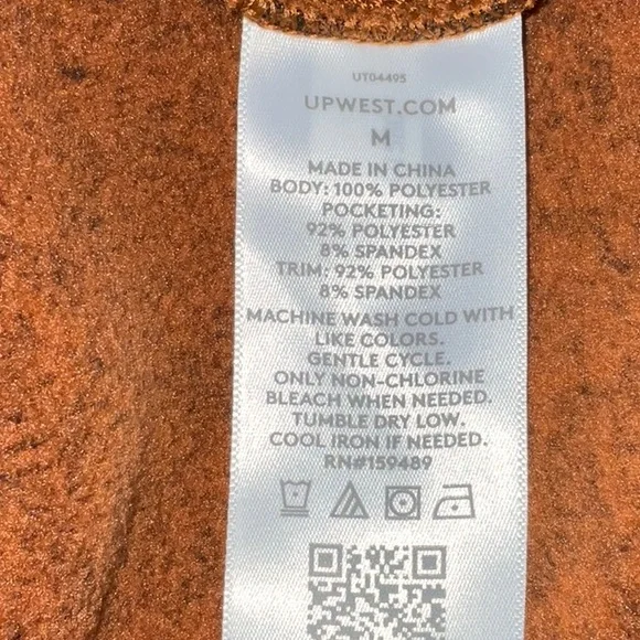 UpWest Adventure Fleece Jacket NWT